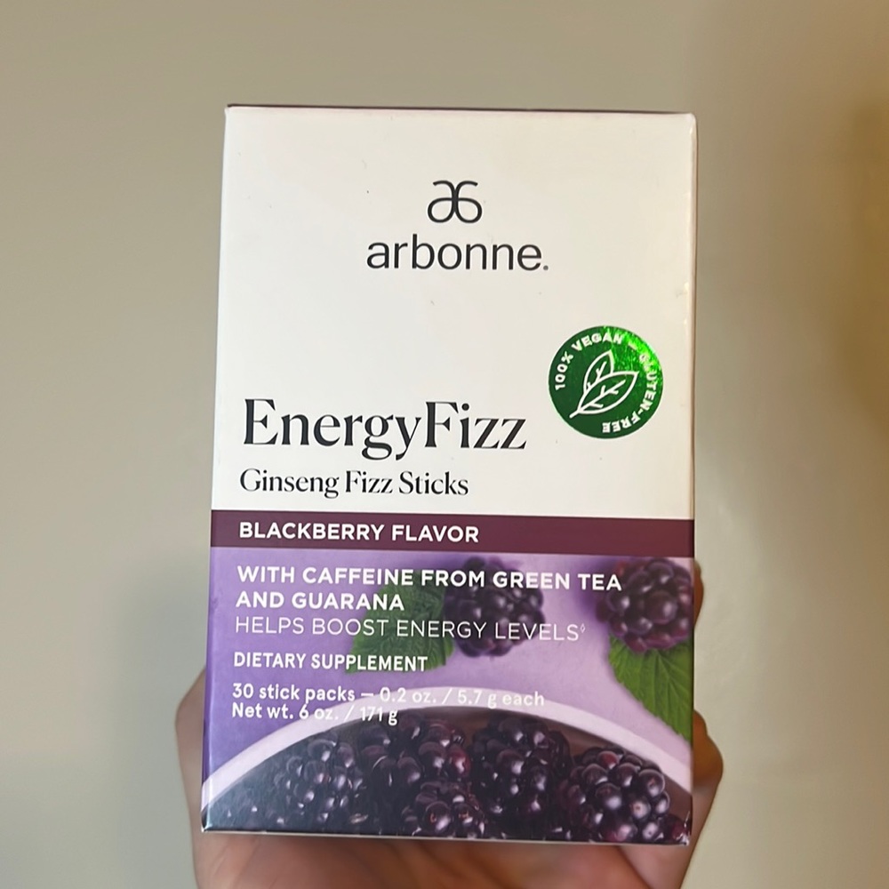 Unopened, limited edition, blackberry fizz!